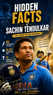 Hidden Facts of Sachin Tendulkar