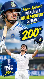 Ishan Kishan’s Incredible Double-Century Show!