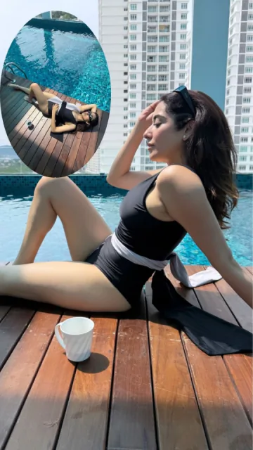 Jonita Gandhi Stuns in Black-and-White Picture