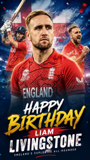Liam Livingstone: Happy Birthday to Englands