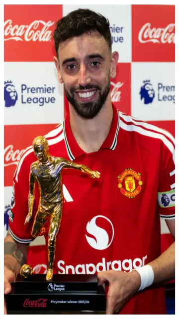 Man Utd`s Fernandes breaks Premier Picture