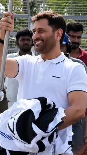 MS Dhoni rode a superbike at