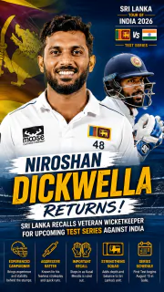 Niroshan Dickwella Returns! Sri Lanka Recall