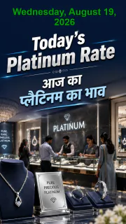 Platinum Rate Today in India –