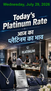 Platinum Rate Today in India –