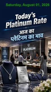 Platinum Rate Today in India –