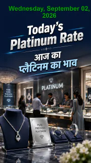 Platinum Rate Today in India –