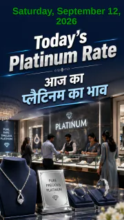 Platinum Rate Today in India –