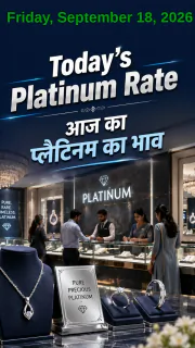 Platinum Rate Today in India –