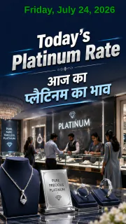 Platinum Rate Today in India –