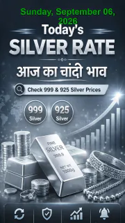 Silver Rate Today in India –