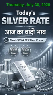 Silver Rate Today in India –