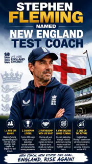 Stephen Fleming Named New England Test