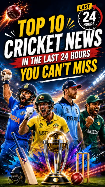 Top 10 Cricket News in Picture