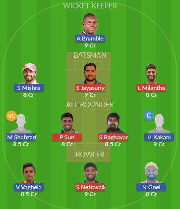 Dream11 SL Team