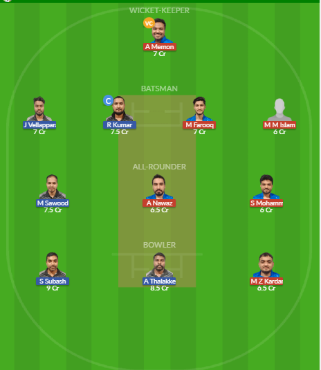 Dream11 SL Team
