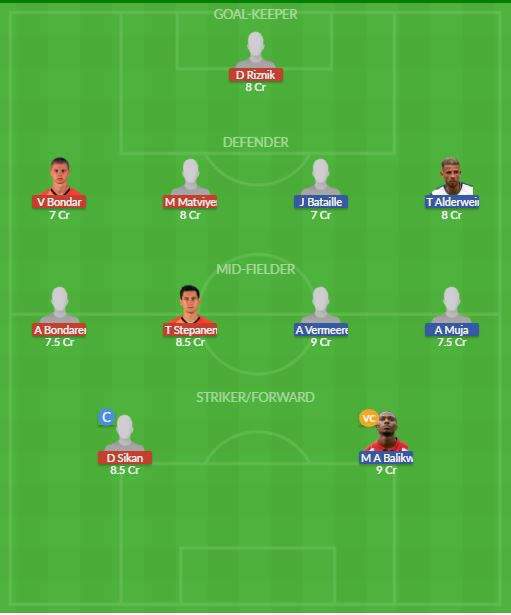 Dream11 SL Team