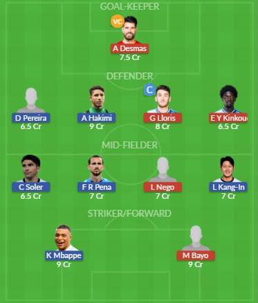 Dream11 SL Team