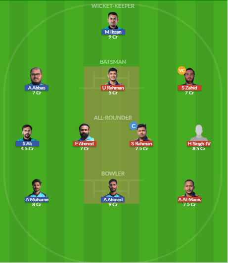 Dream11 SL Team