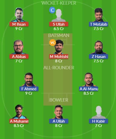 Dream11 SL Team