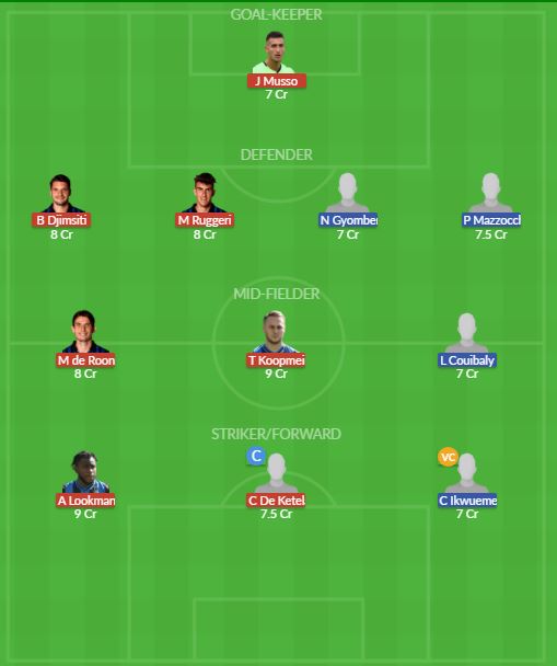 Dream11 SL Team