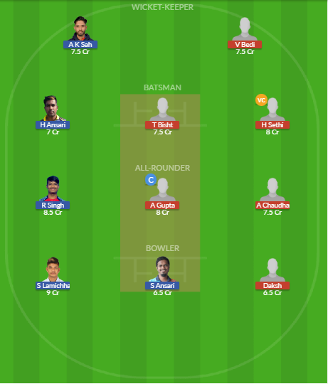 Dream11 SL Team