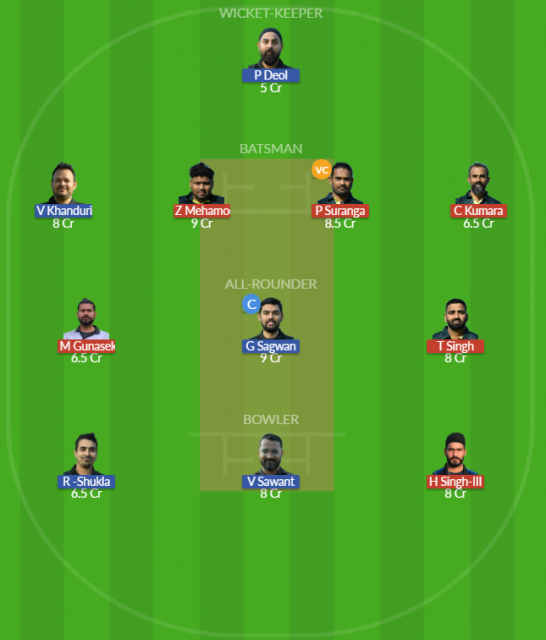 Dream11 SL Team