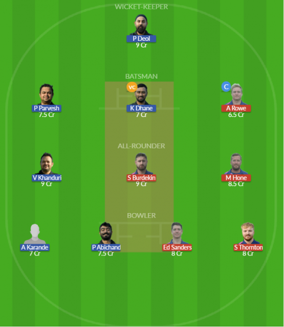 Dream11 SL Team