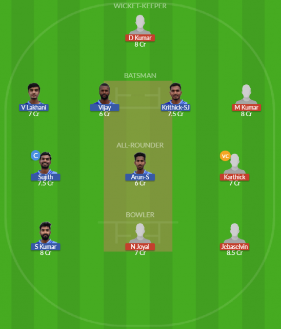 Dream11 SL Team