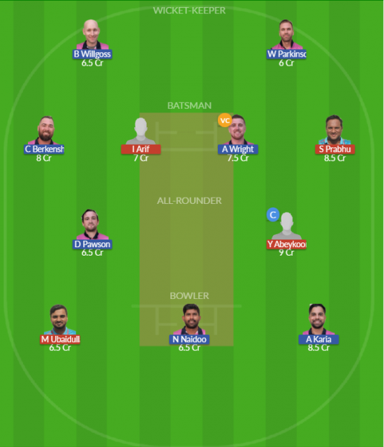 Dream11 SL Team