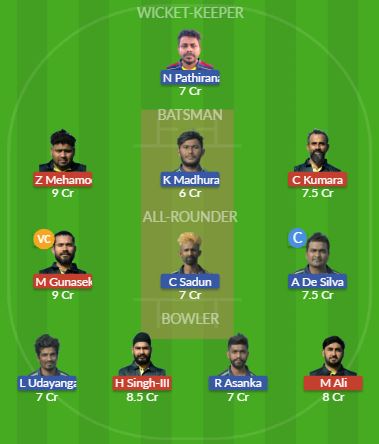 Dream11 SL Team