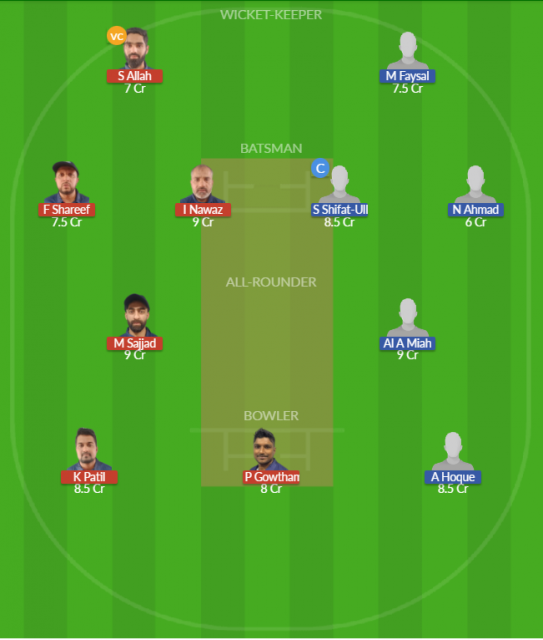 Dream11 SL Team