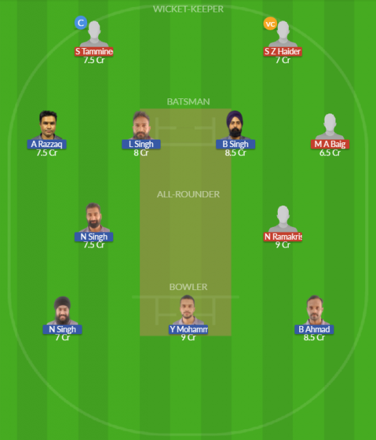 Dream11 SL Team