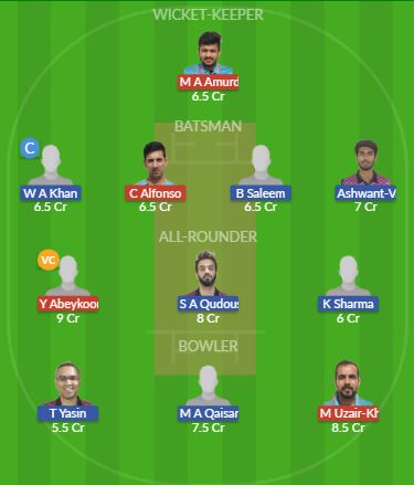 Dream11 SL Team