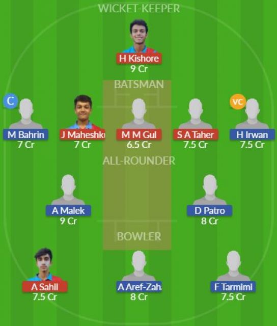 Dream11 SL Team
