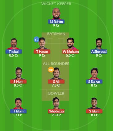 Dream11 SL Team