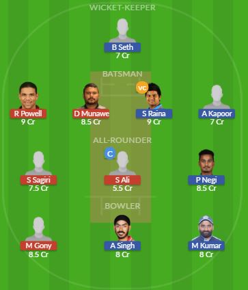 Dream11 SL Team