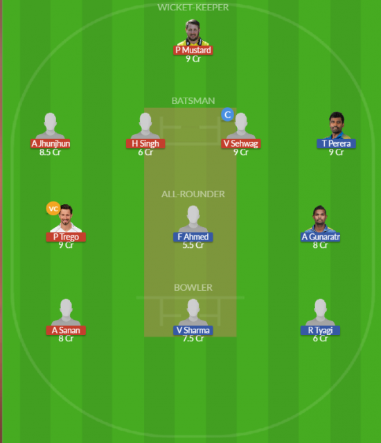 Dream11 SL Team