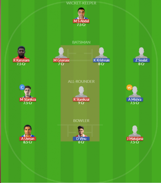 Dream11 SL Team