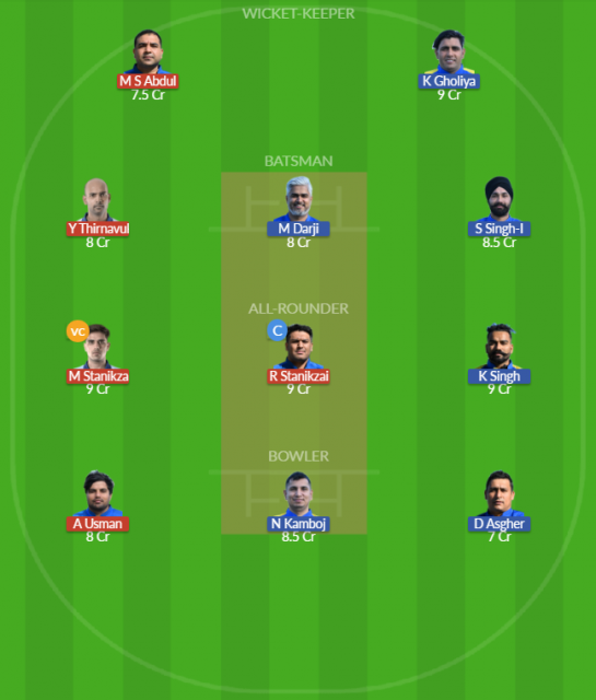 Dream11 SL Team