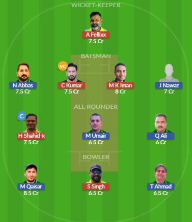 Dream11 SL Team