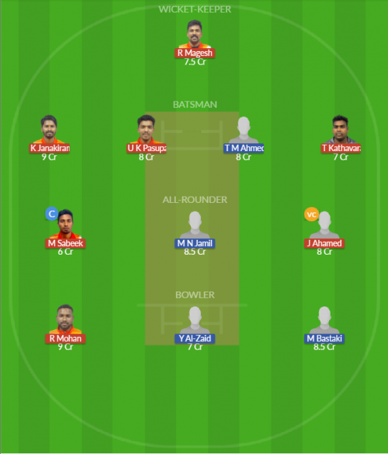 Dream11 SL Team