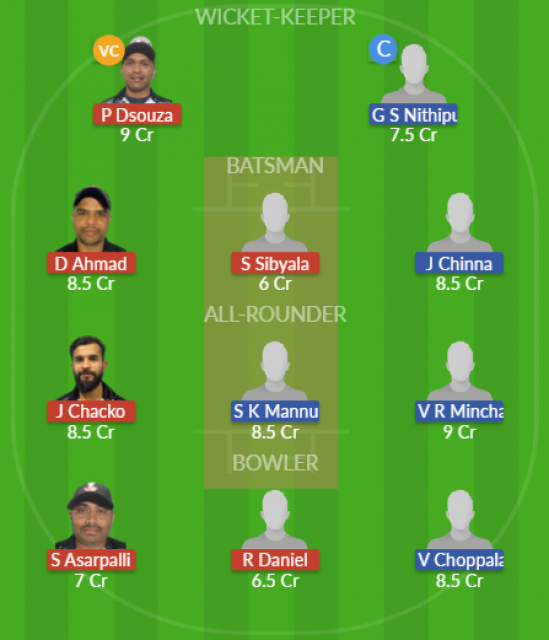 Dream11 SL Team