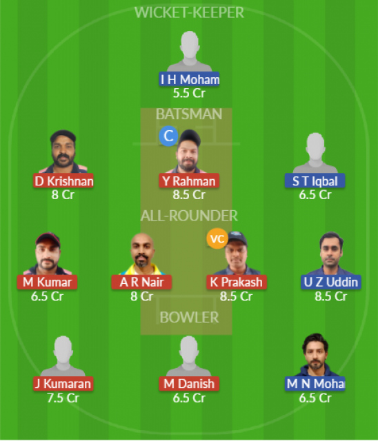 Dream11 SL Team