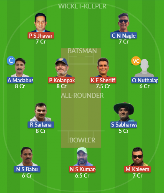 Dream11 SL Team