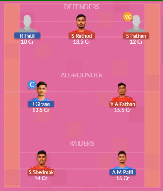 Dream11 SL Team