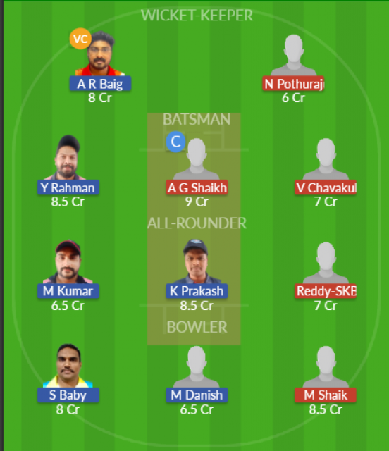 Dream11 SL Team