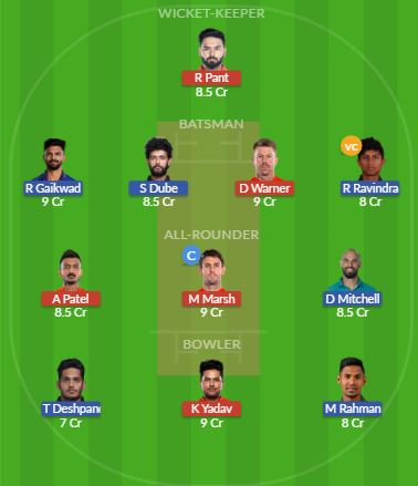 Dream11 SL Team