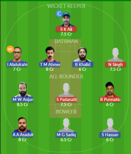 Dream11 SL Team