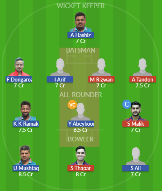Dream11 SL Team